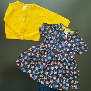 Carter’s Floral Dress - newborn (nb)